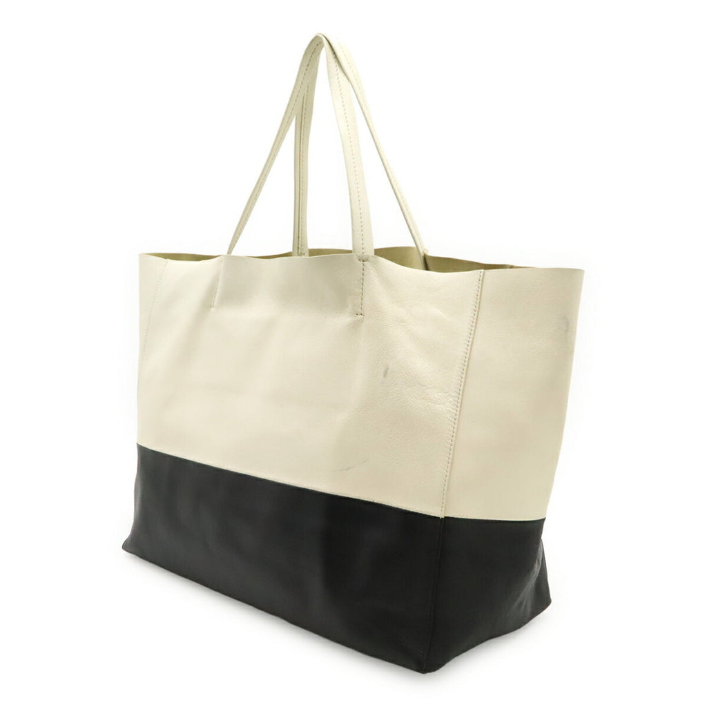 Horizontal Bi-Cabas Tote Leather Large
