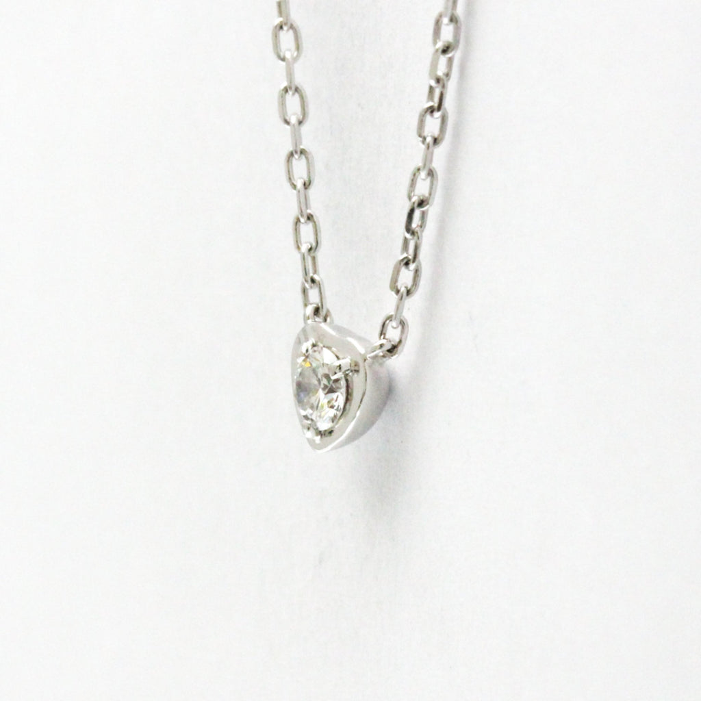 Pendant Necklace 18K White Gold With Diamond