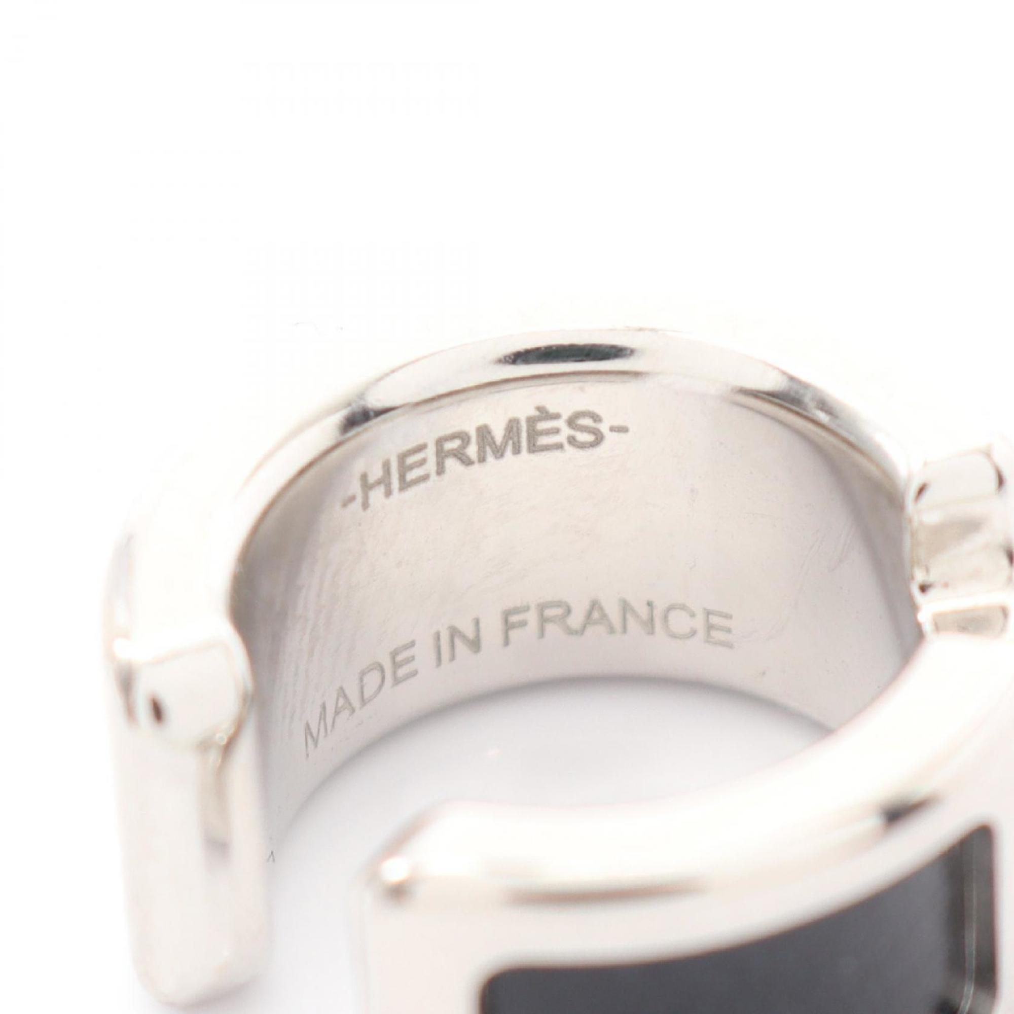 Olympe PM Earrings Leather and Stainless Steel