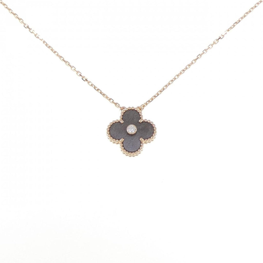 Vintage Alhambra Pendant Necklace 18K Rose Gold