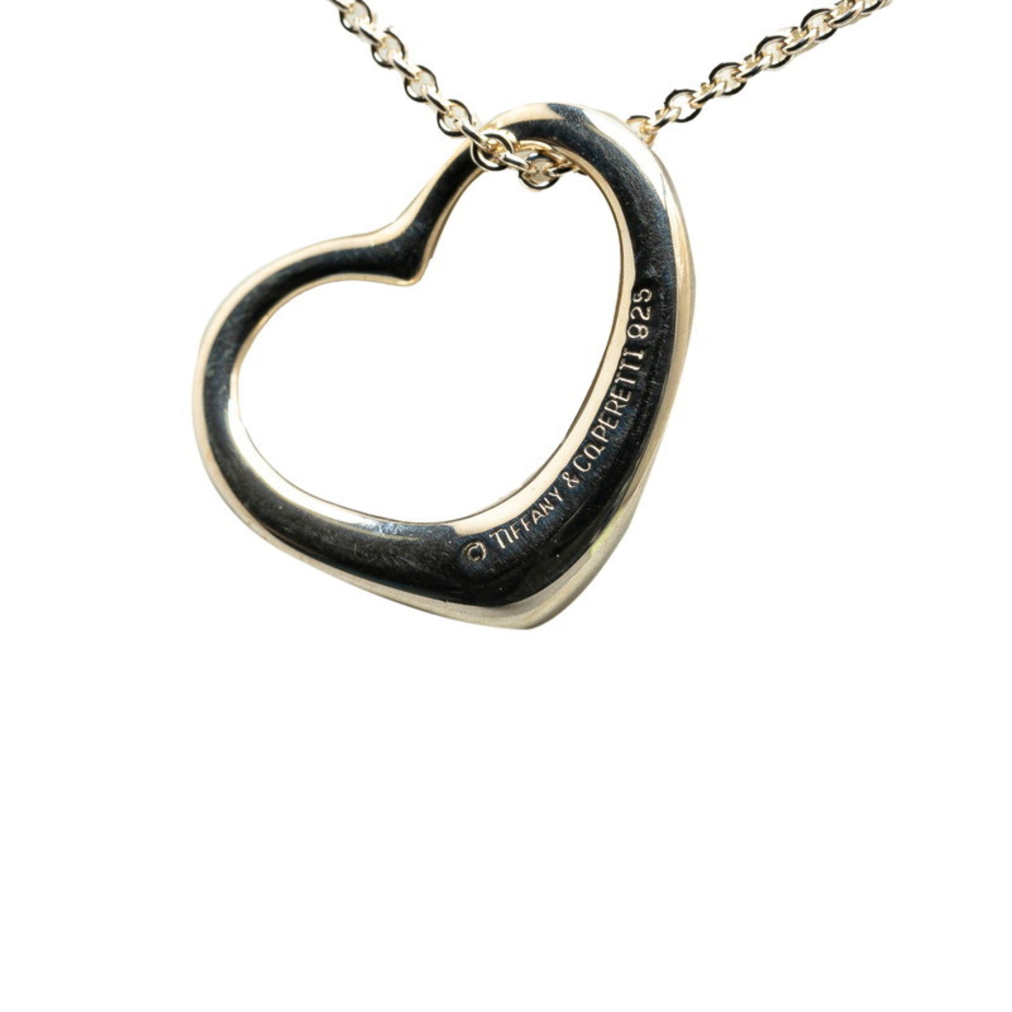 Heart Pendant Necklace Sterling Silver