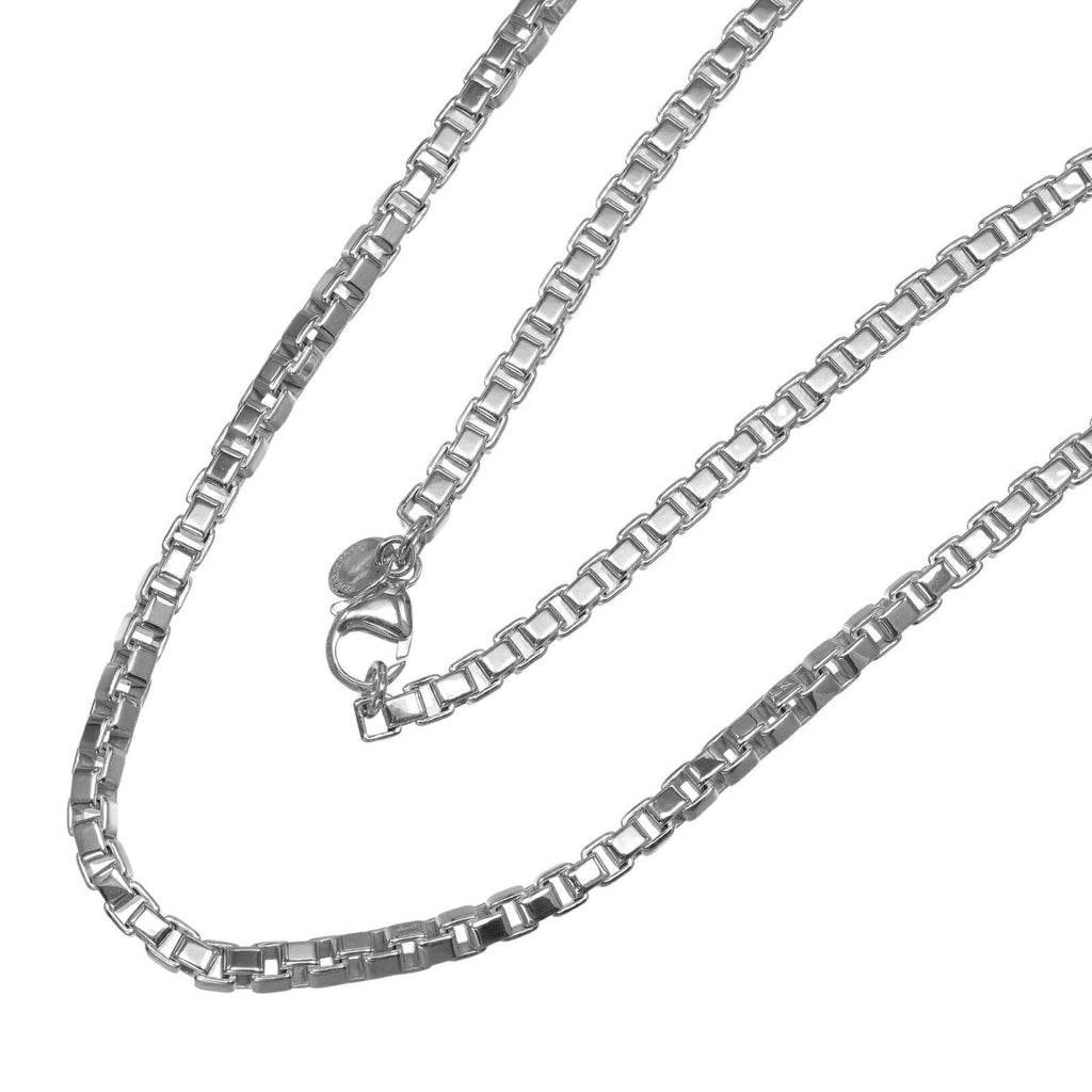Venetian Pendant Necklace Sterling Silver