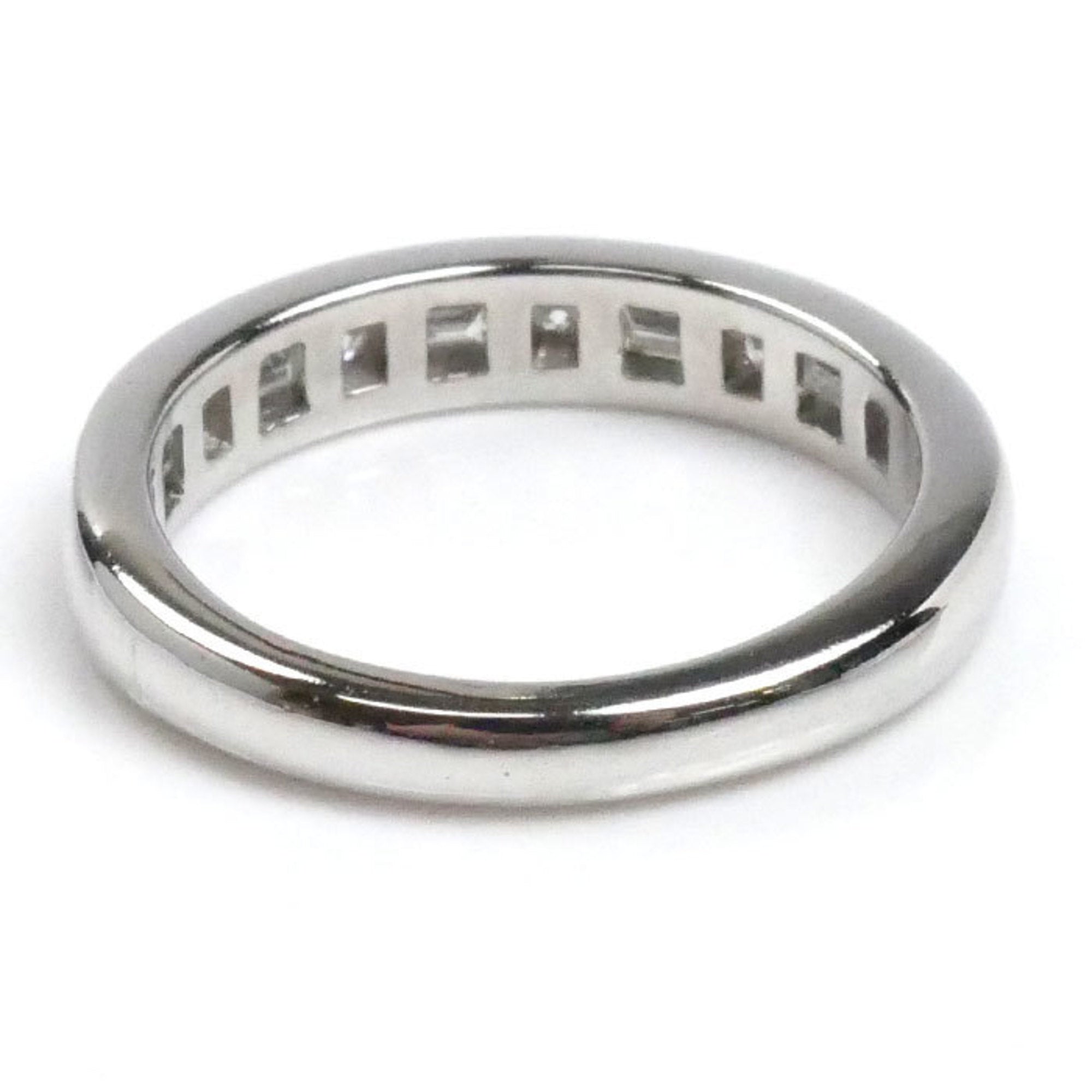 Band Ring Platinum with Diamond