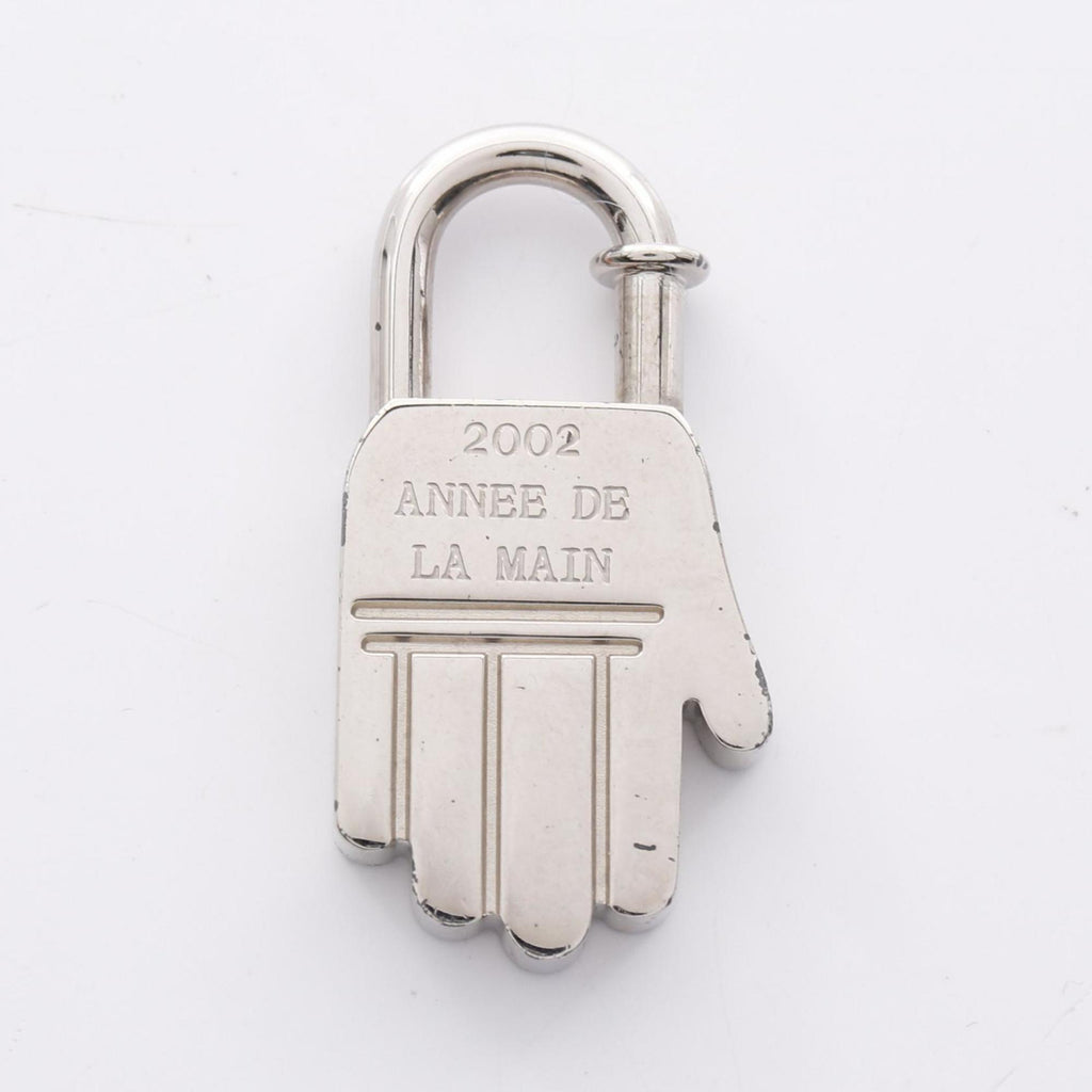 Cadena Charm Metal Silver Handbag Charm