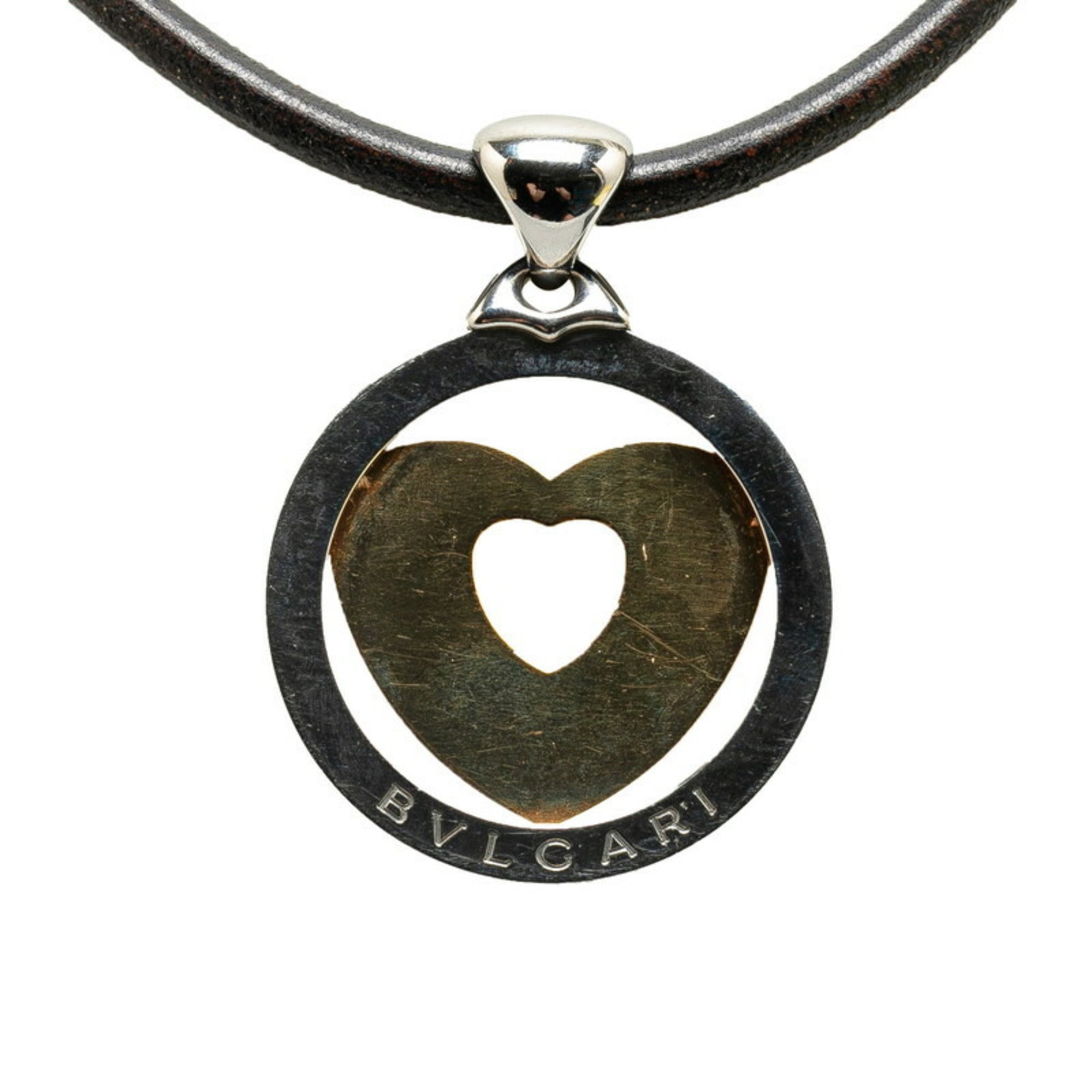 Tondo Heart Choker Necklace 18K Yellow Gold