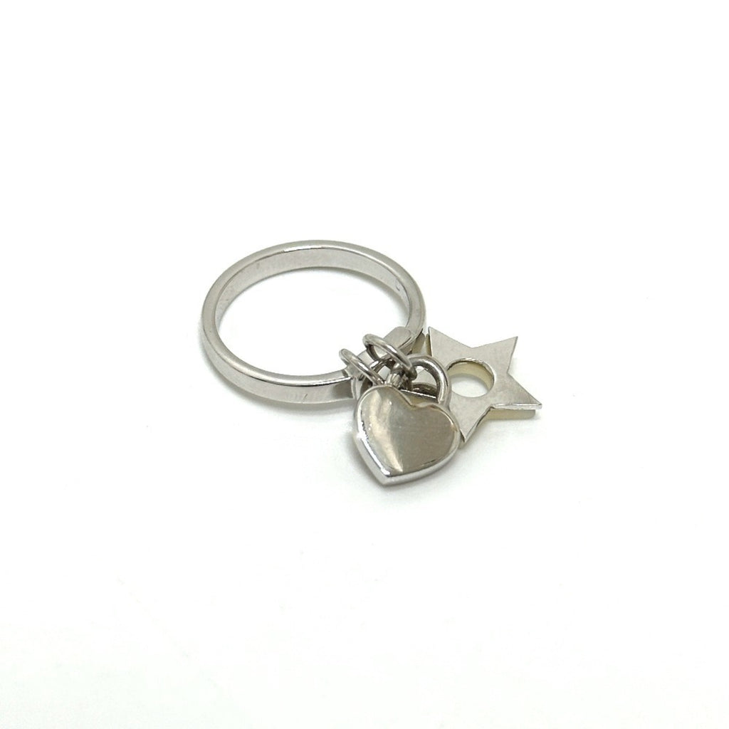 Star Heart Ring Metal