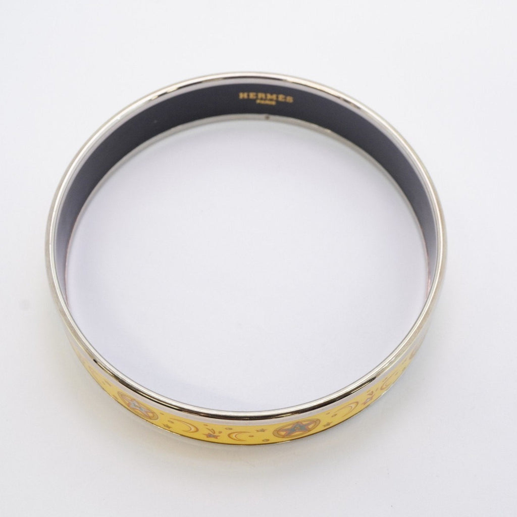 Bracelet Cloisonné and Enamel and Metal Multi-Color Silver Yellow