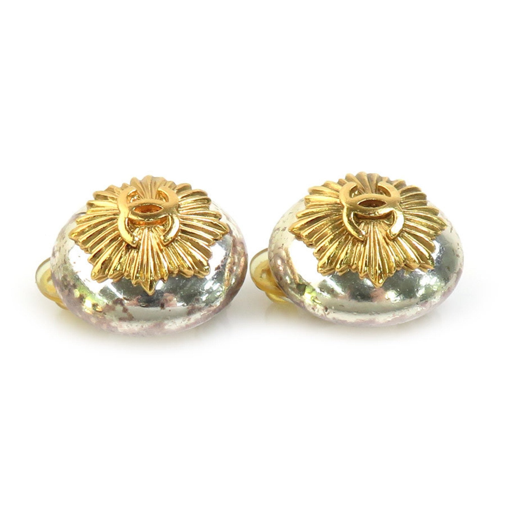 Earrings Gold-Tone Metal