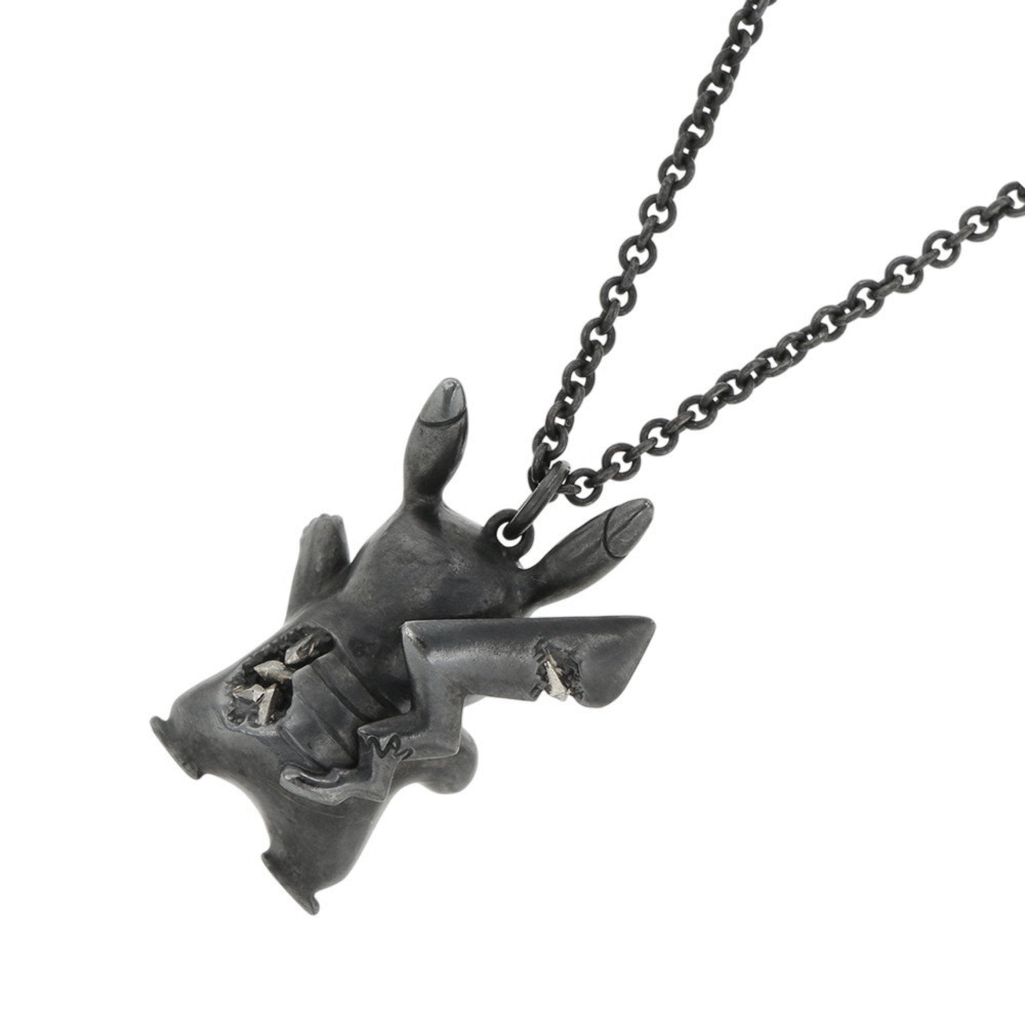 Pikachu Pendant Necklace Sterling Silver with Diamond