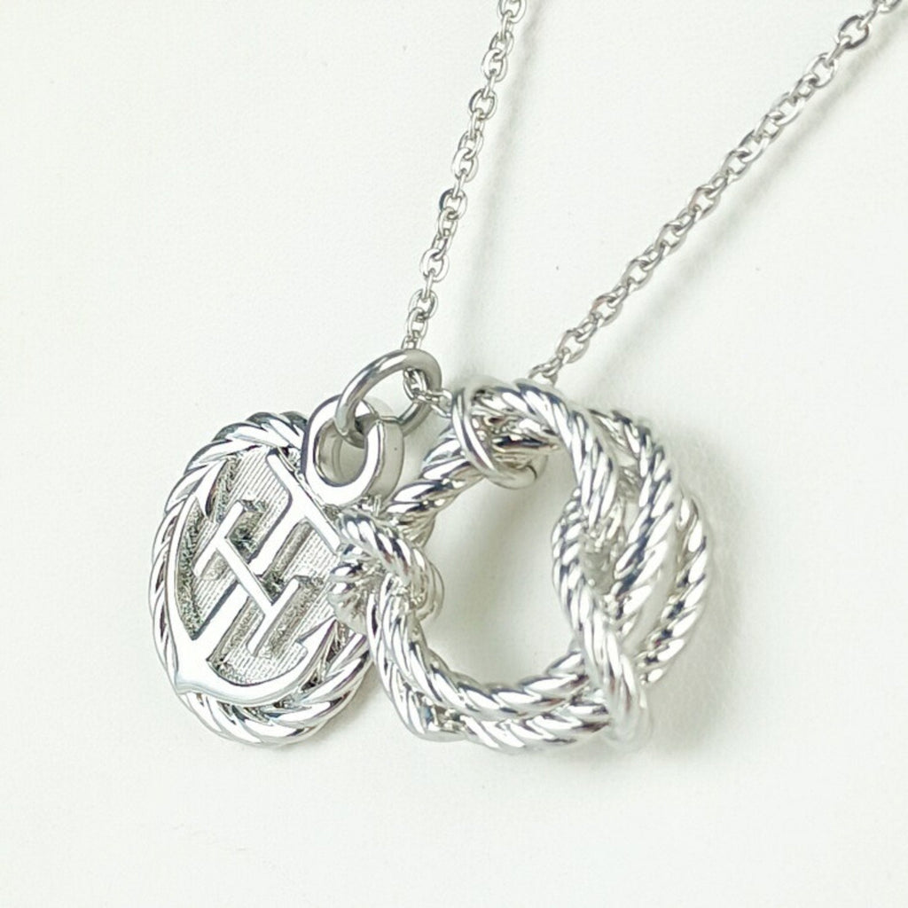 Pendant Necklace Silver Metal