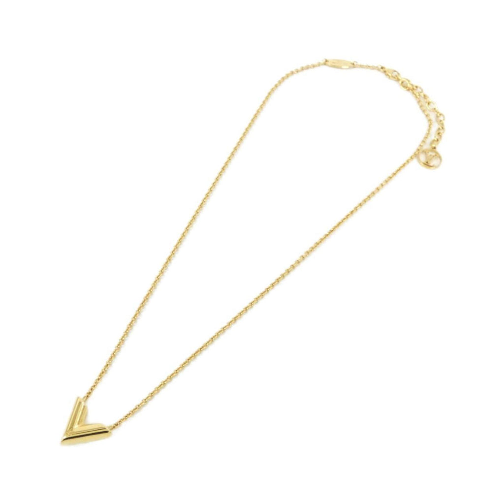 Essential V Pendant Necklace Gold