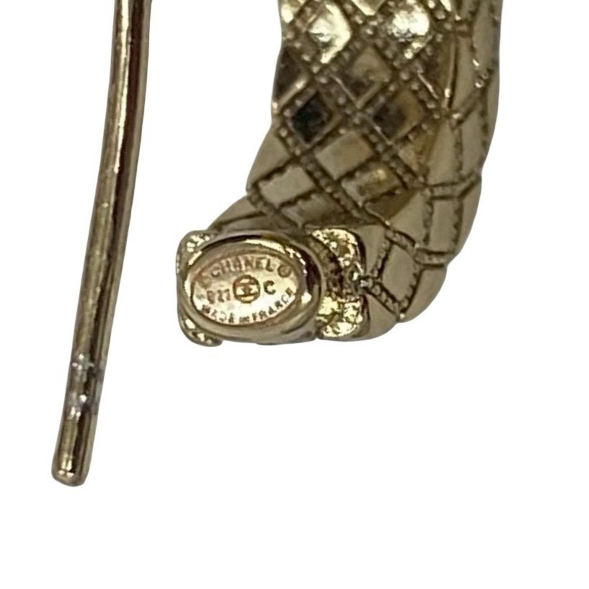 CC Logo Earrings Metal Gold-Tone Metal