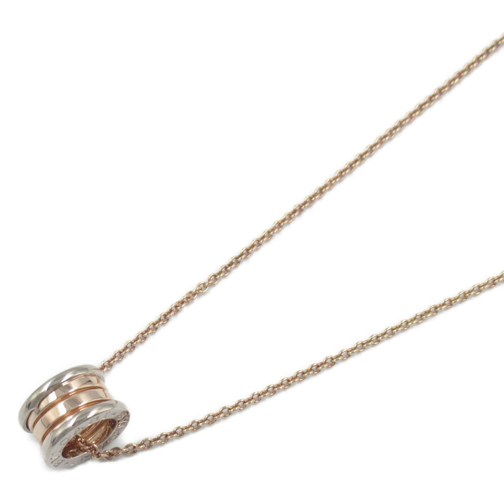 B.Zero1 Pendant Necklace 18K Rose Gold and 18K White Gold