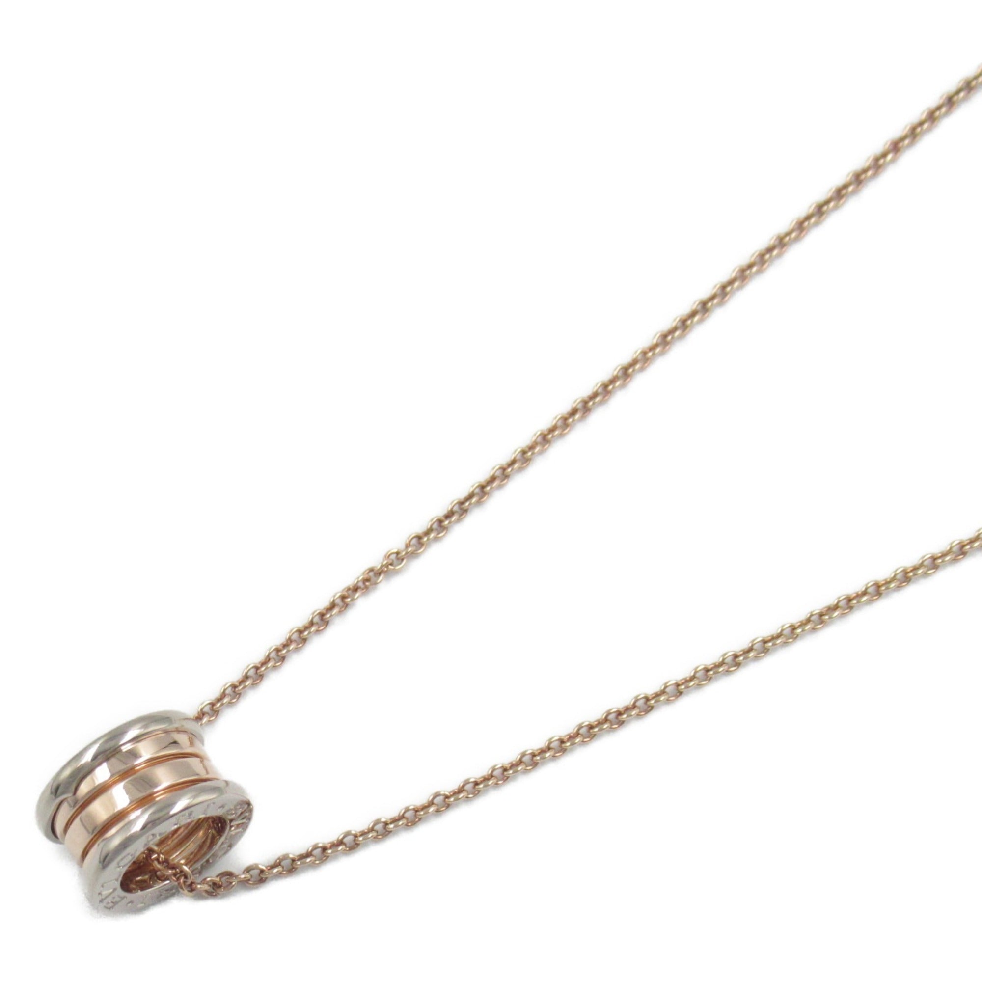 B.Zero1 Pendant Necklace 18K Rose Gold and 18K White Gold
