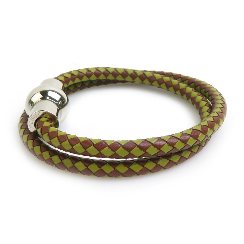 Necklace Leather and Metal