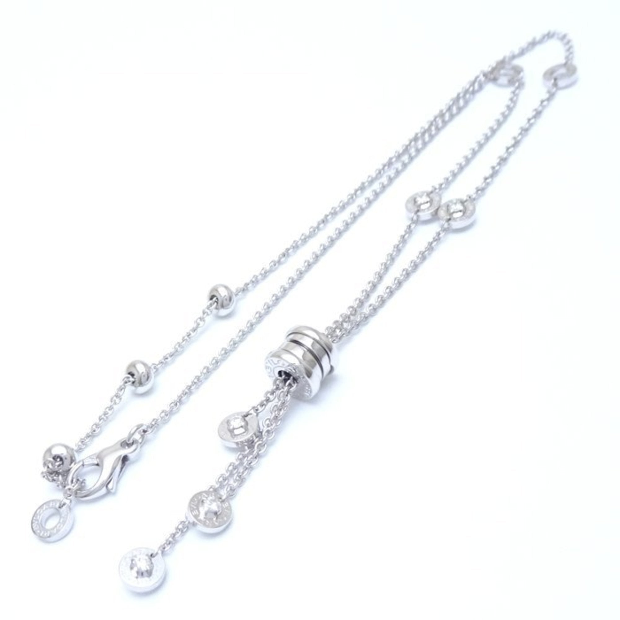 B.Zero1 Element Pendant Necklace 18K White Gold with Diamond