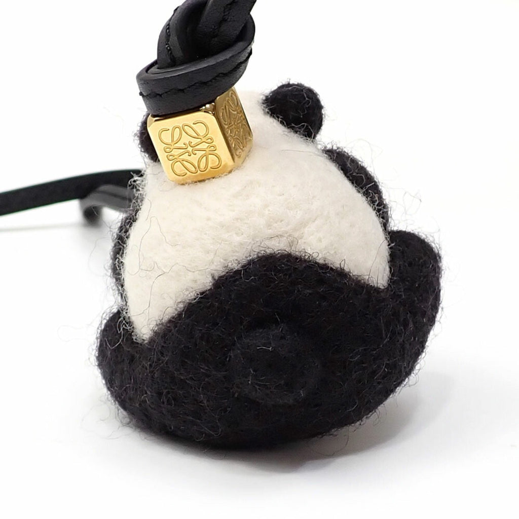 Charm Felt Black and White Handbag Charm