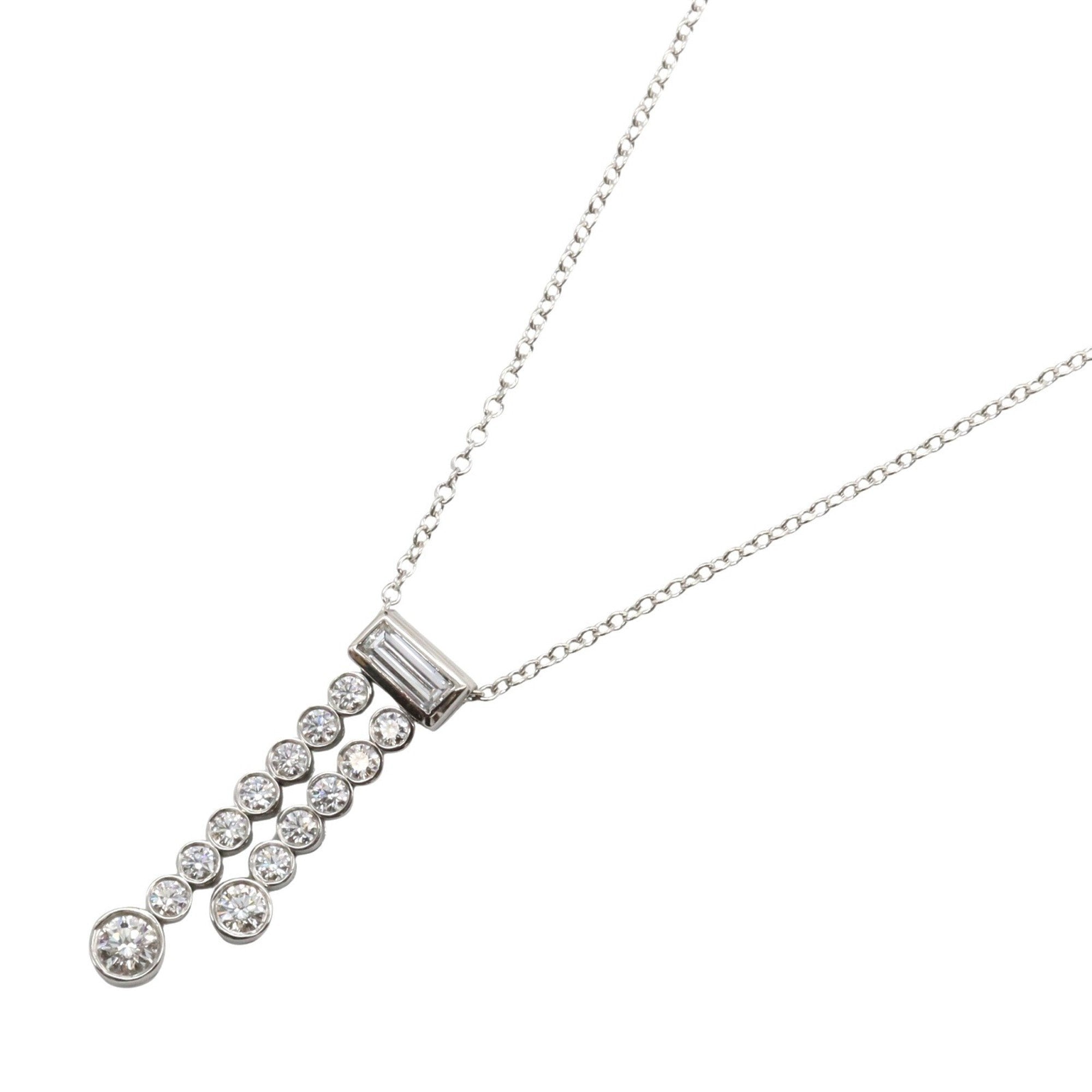 Pendant Necklace Platinum with Diamond
