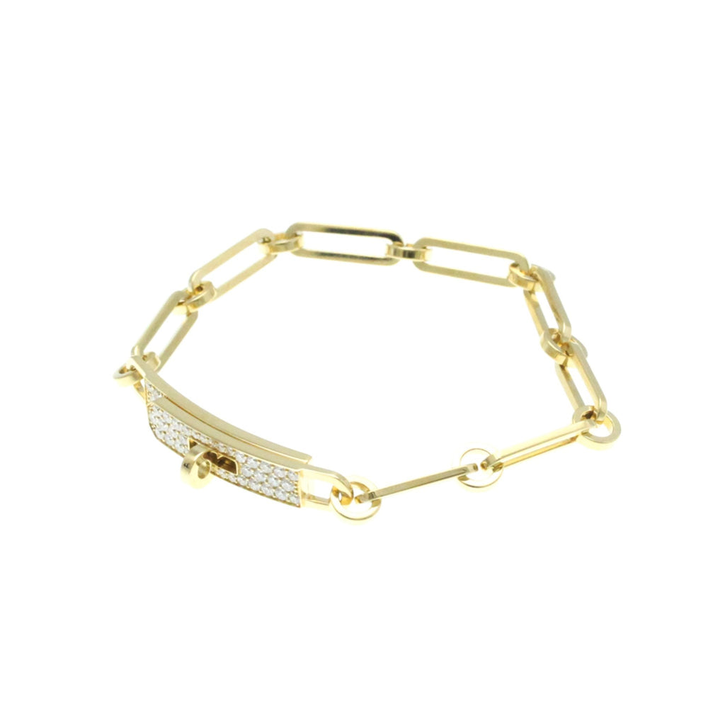 Kelly Bracelet 18K Yellow Gold Mini with Diamond