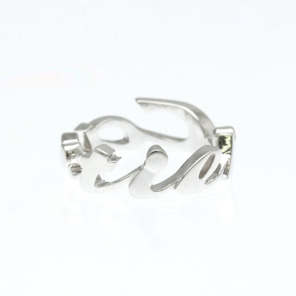 Signature Ring 18K White Gold