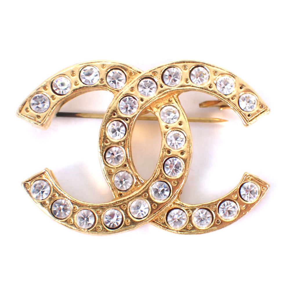 CC Logo Brooch Metal