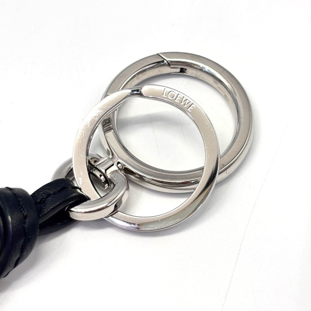 Charm Leather and Metal Black Handbag Charm