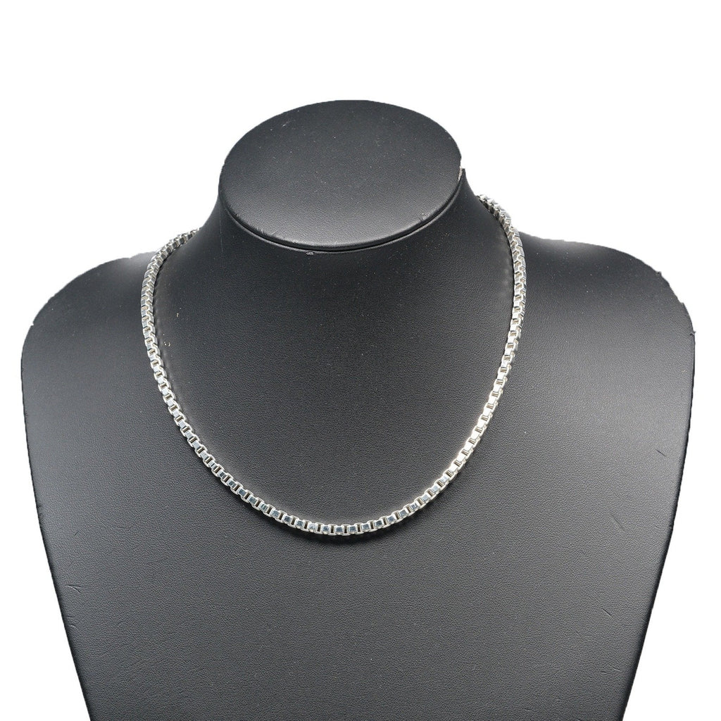 Venetian Pendant Necklace Sterling Silver