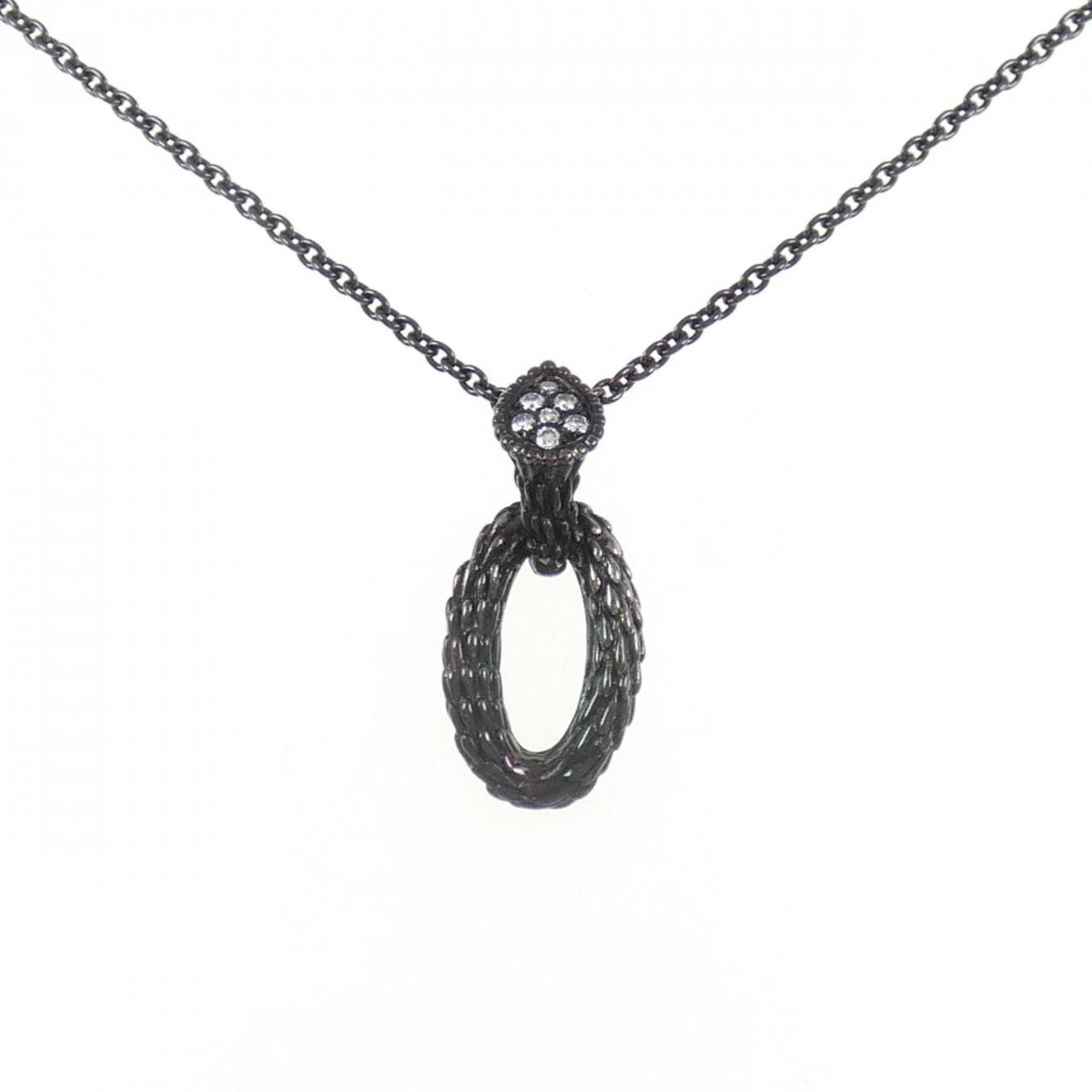 Serpent Pendant Necklace 18K Gold