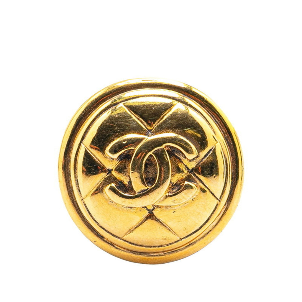 CC Logo Brooch Metal