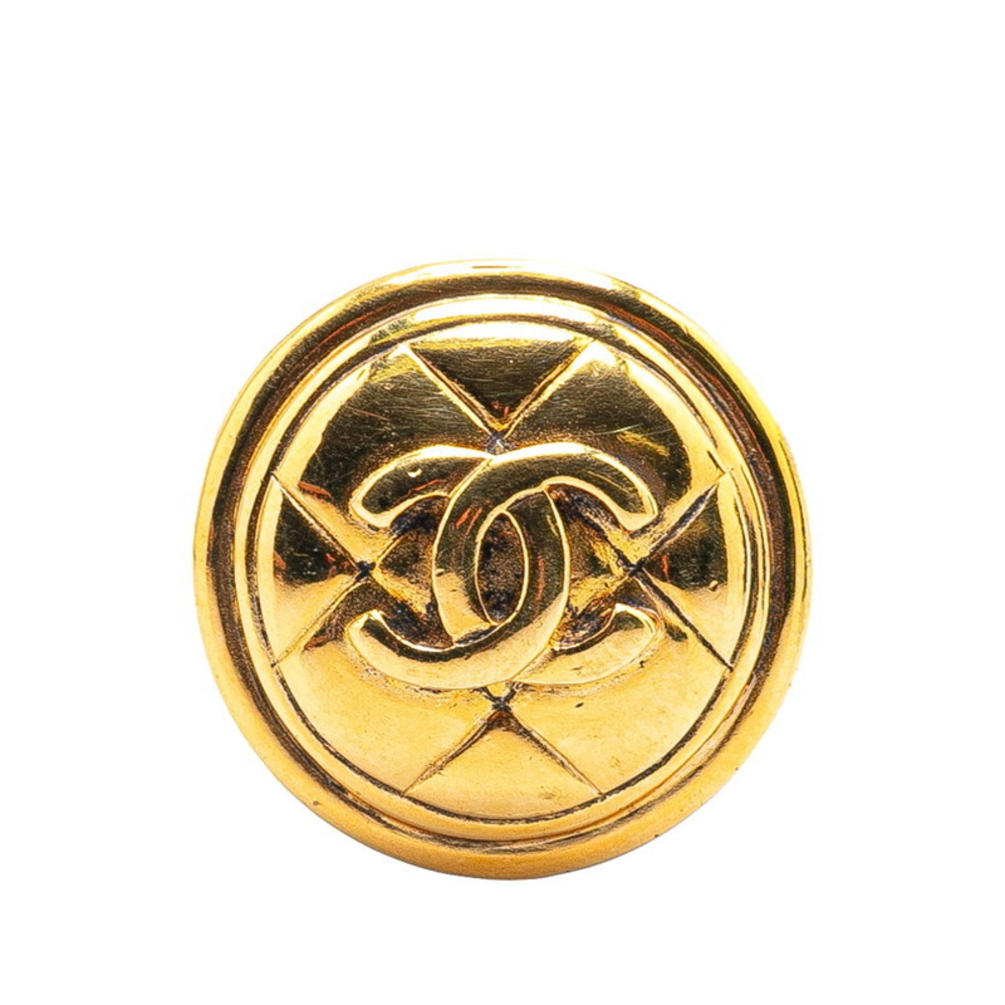 CC Logo Brooch Metal