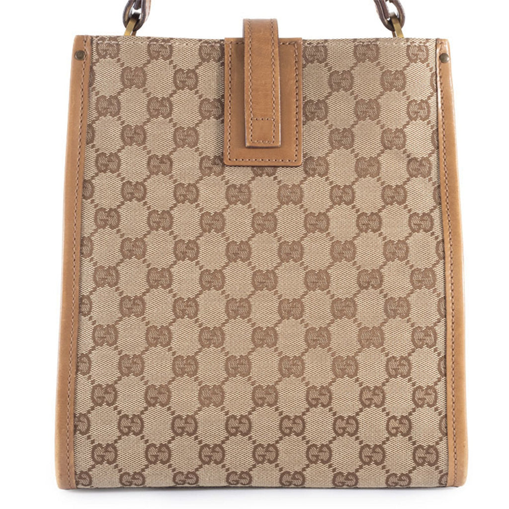 Web Strap Zip Messenger Bag GG Canvas Small
