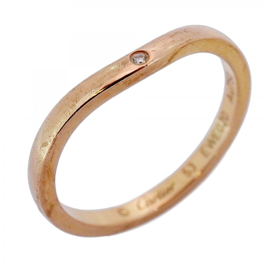Band Ring 18K Rose Gold with Diamond