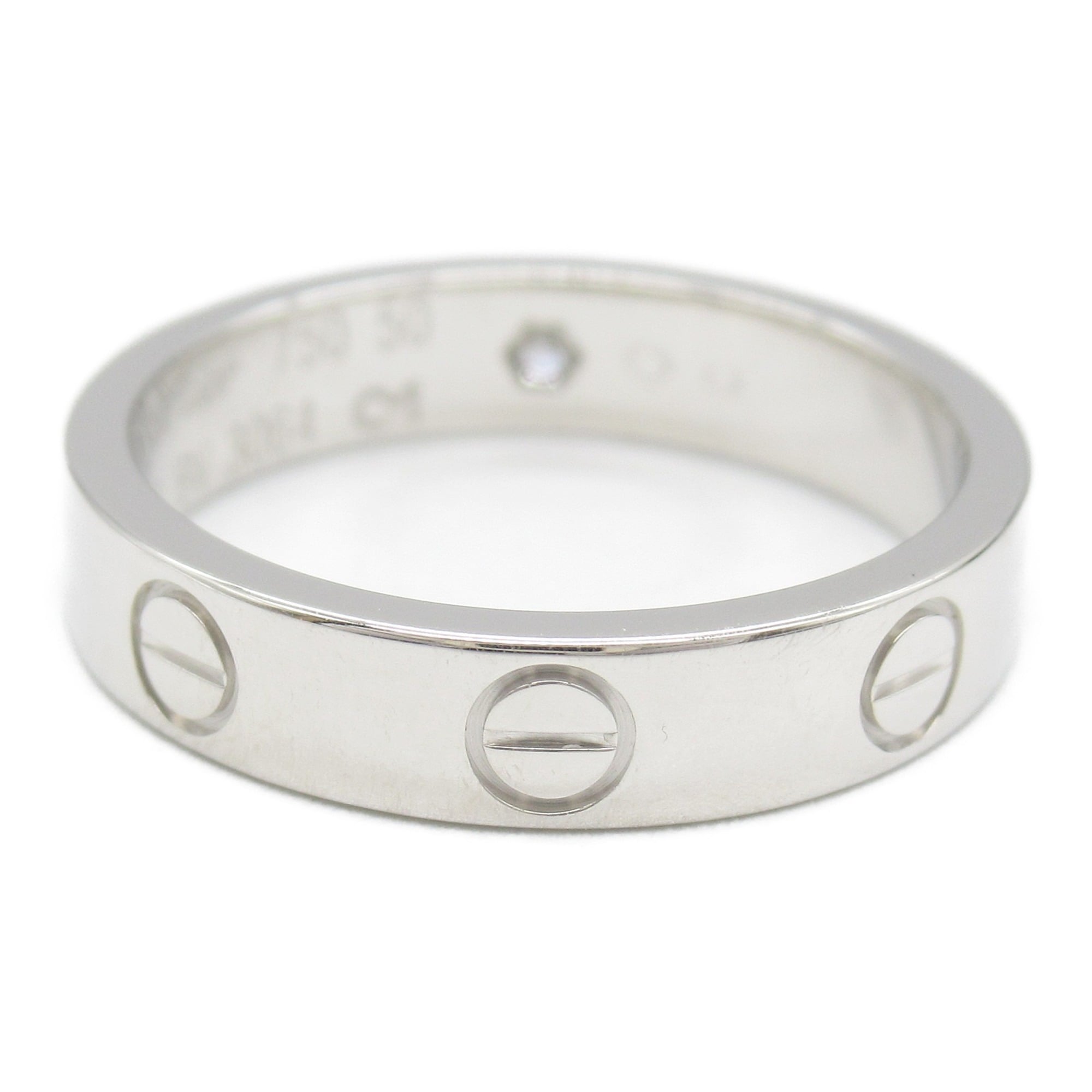 Mini Ring 18K White Gold with Diamonds