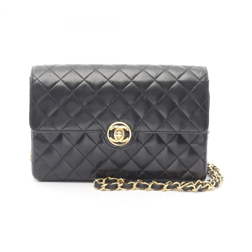 Vintage CC Chain Flap Bag Quilted Lambskin Medium