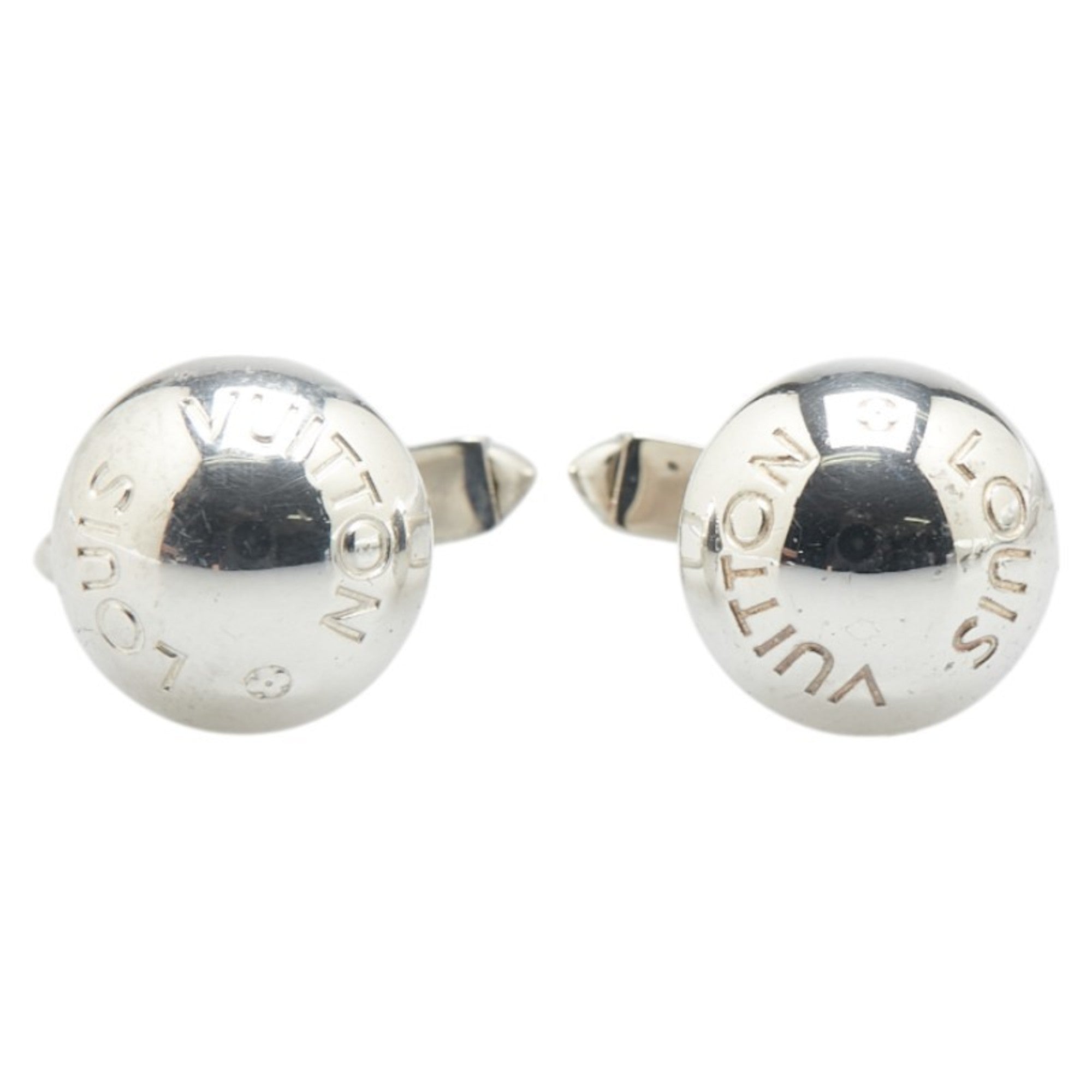 Taiga Cufflinks Leather and Metal Silver Bracelet