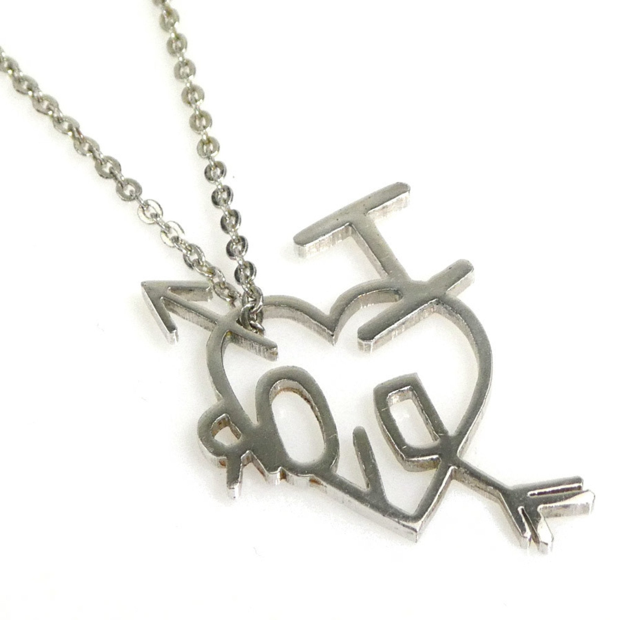 Pendant Necklace Metal Silver