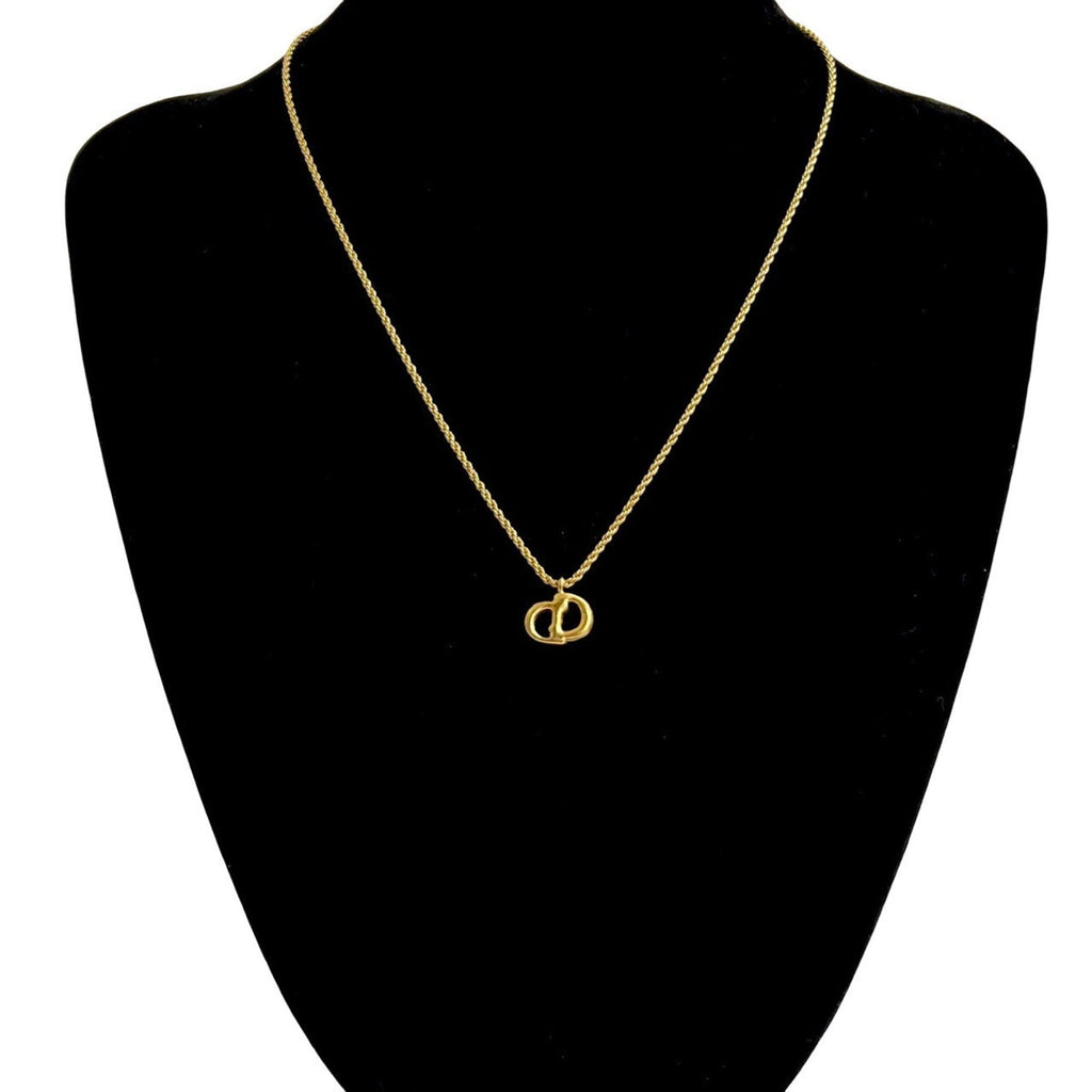 CD Pendant Necklace Gold
