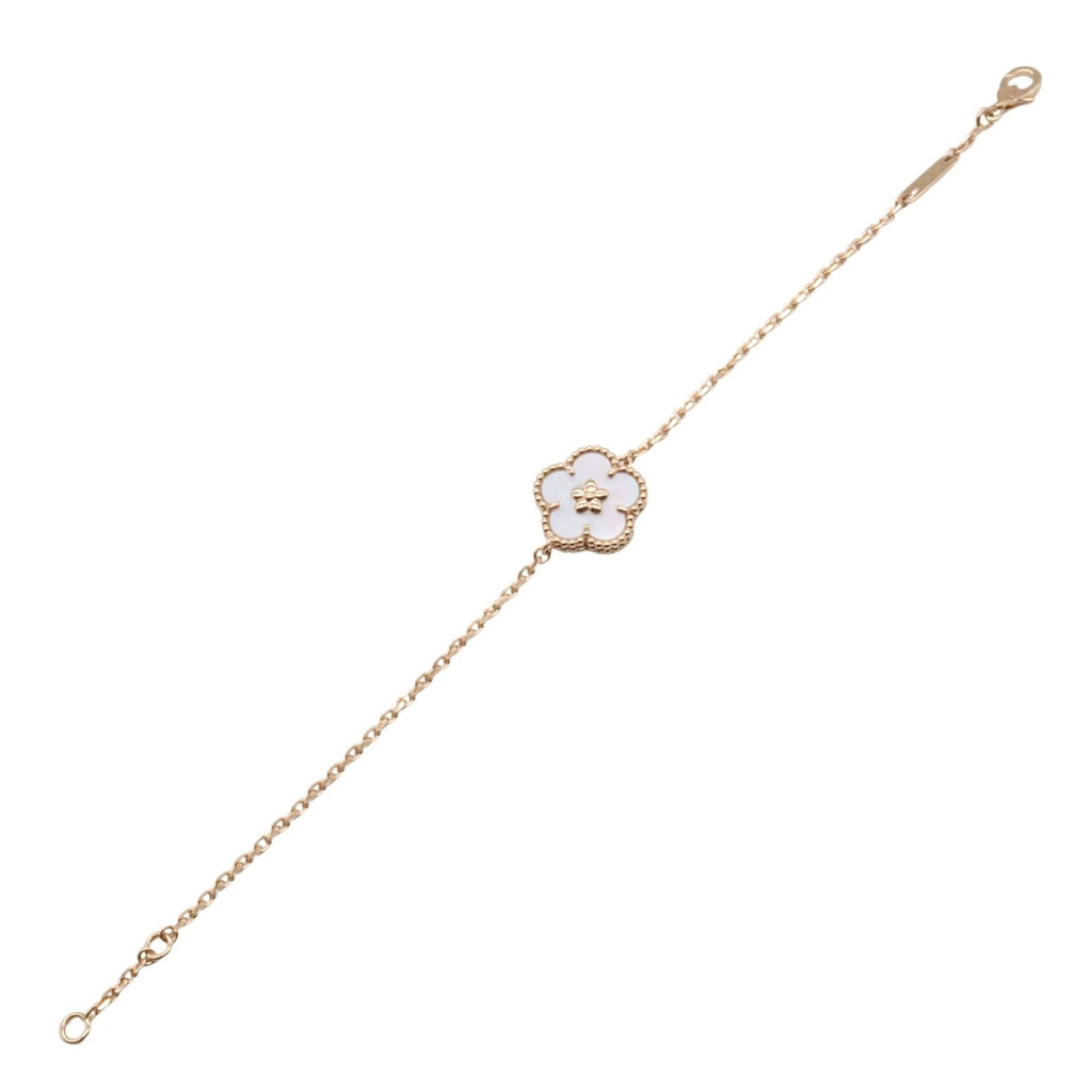 Charm Bracelet 18K Rose Gold and Mother of Pearl