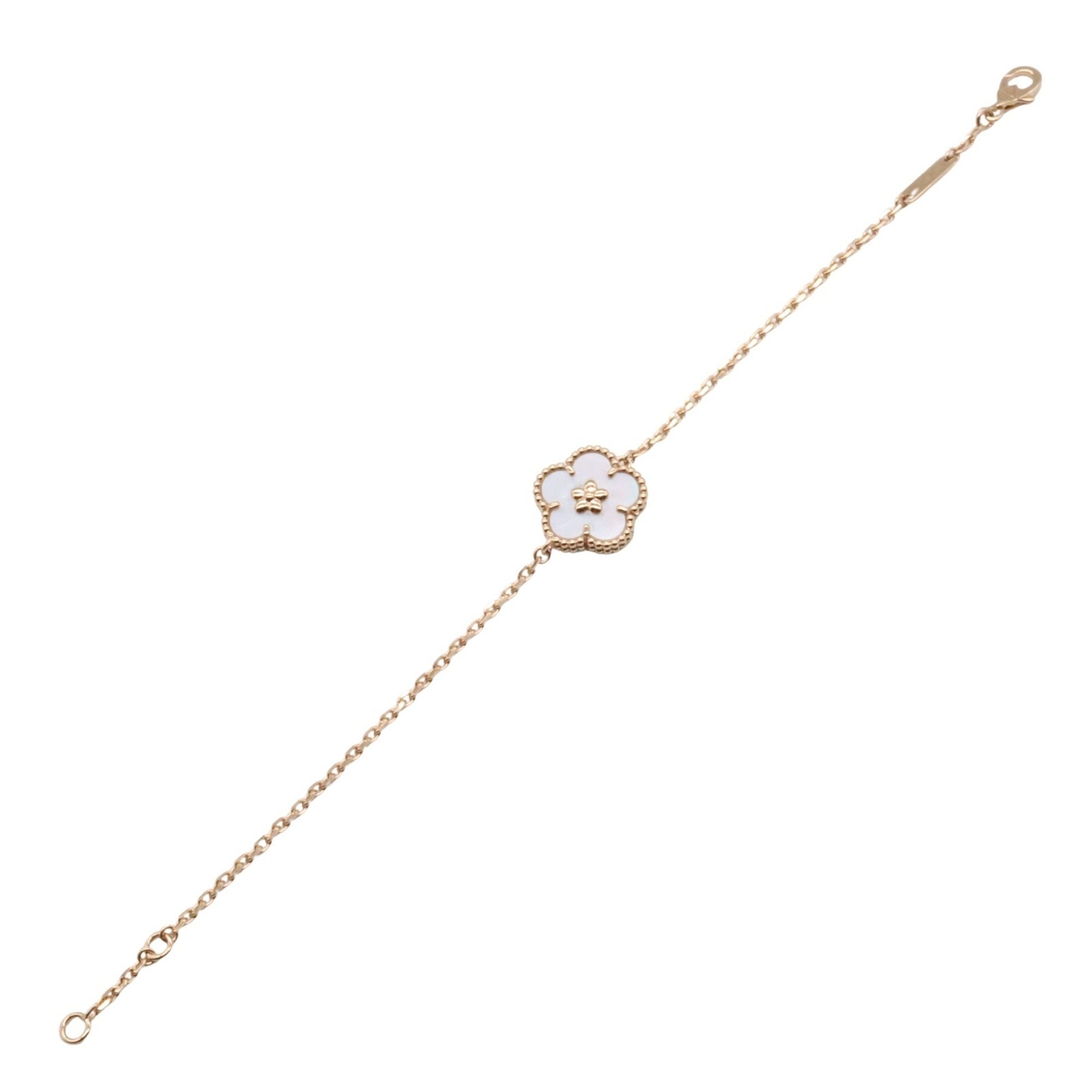 Charm Bracelet 18K Rose Gold and Mother of Pearl