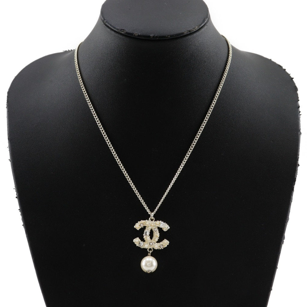 CC Logo Pendant Necklace Metal
