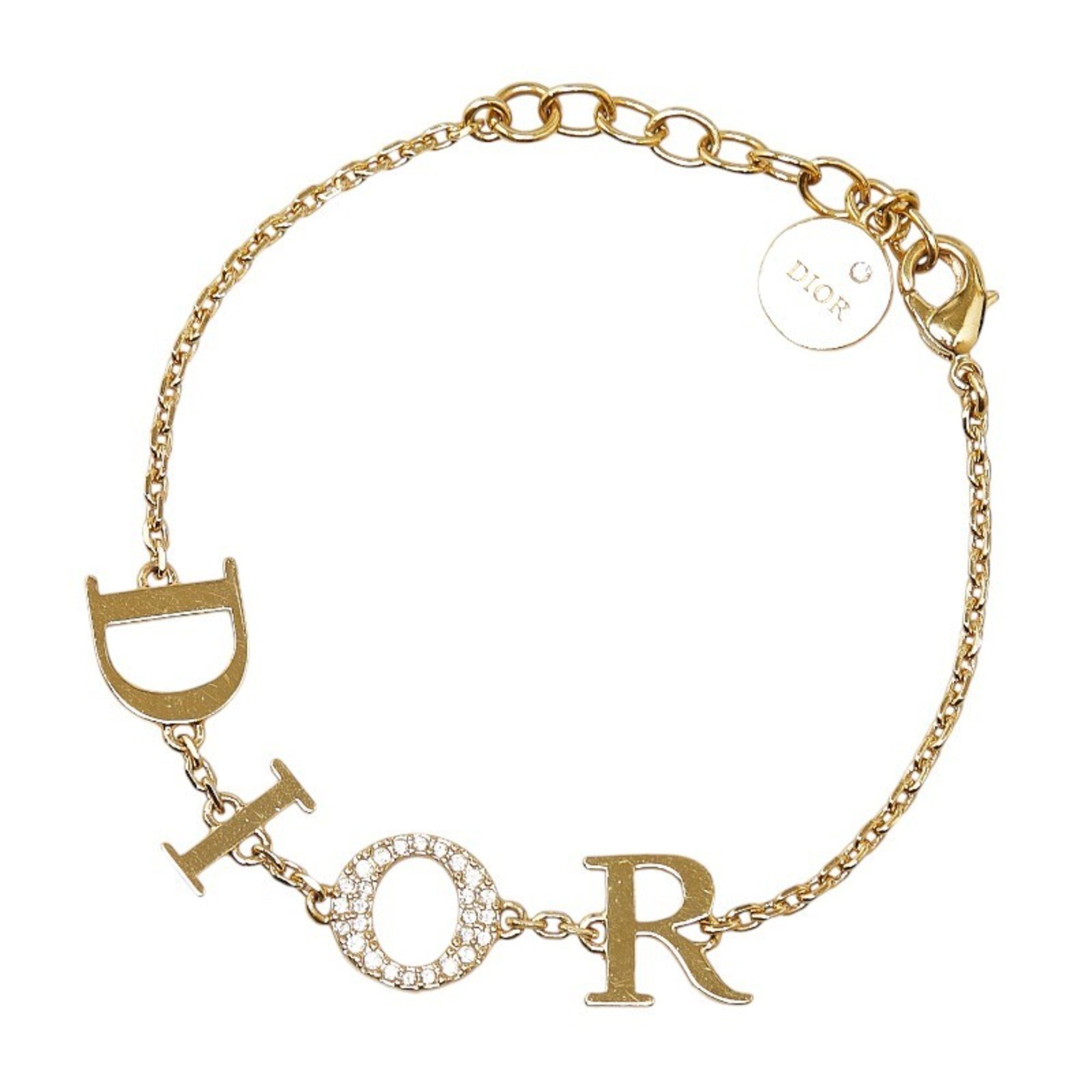 DIO(R)EVOLUTION Bracelet Plated Chain With Rhinestone