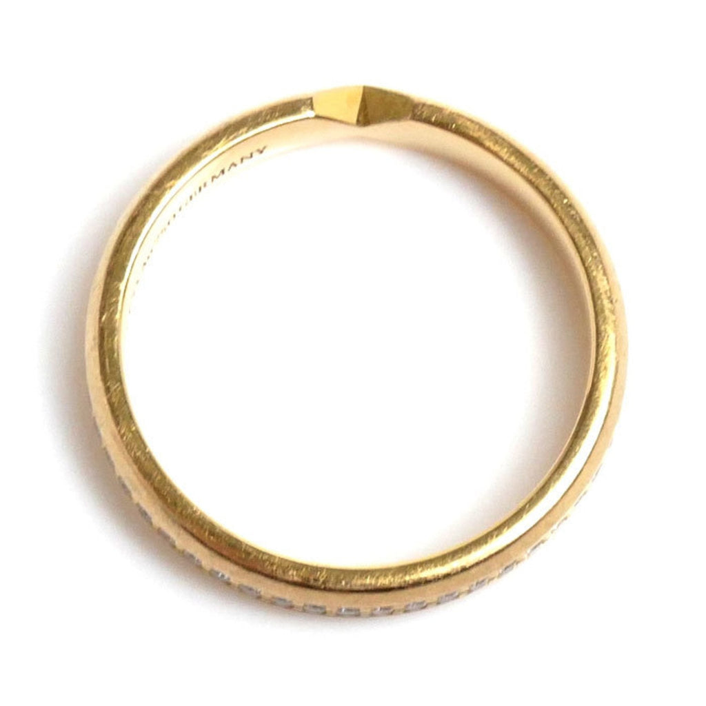 Band Ring 18K Rose Gold with Diamond