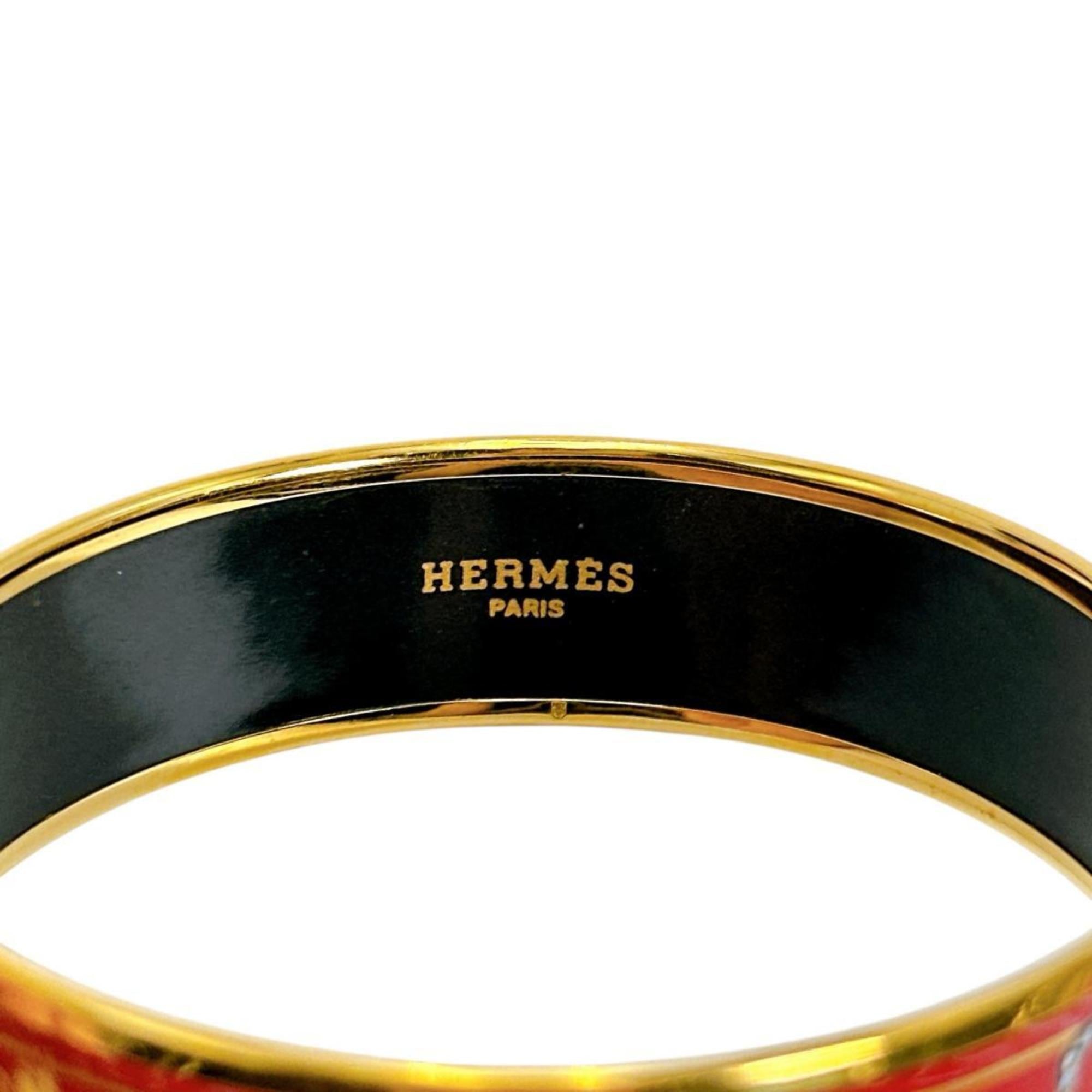Emaille Bracelet Gold and Red