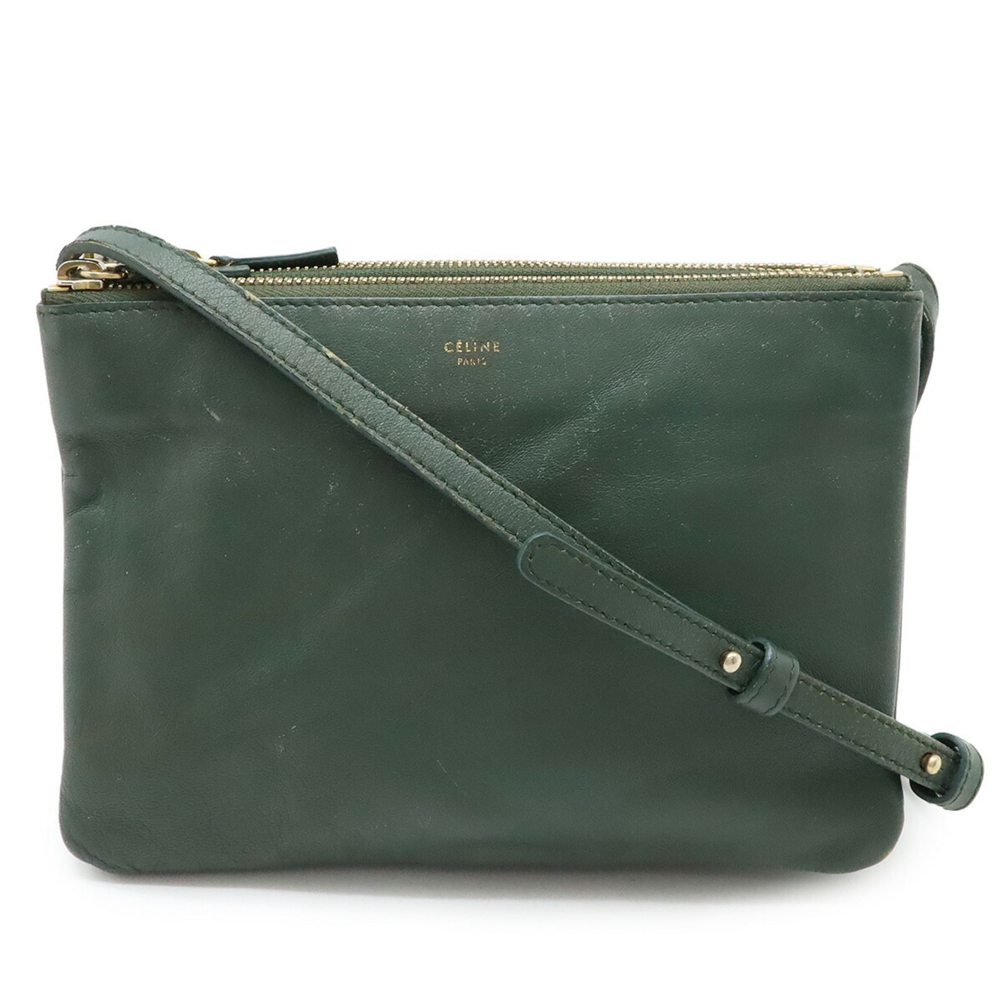 Trio Crossbody Bag Leather Small