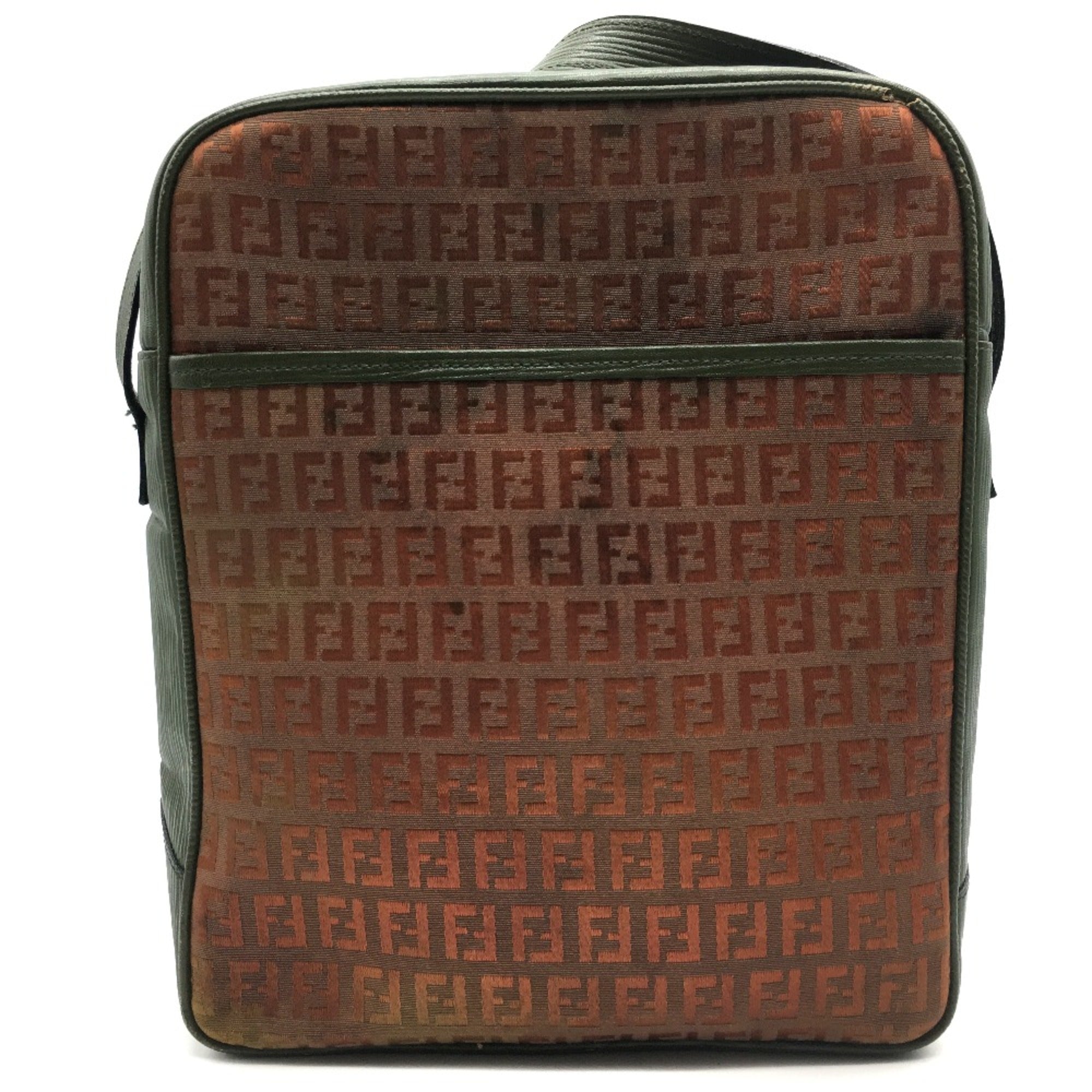 Front Pocket Messenger Bag Zucchino Coated Canvas Medium
