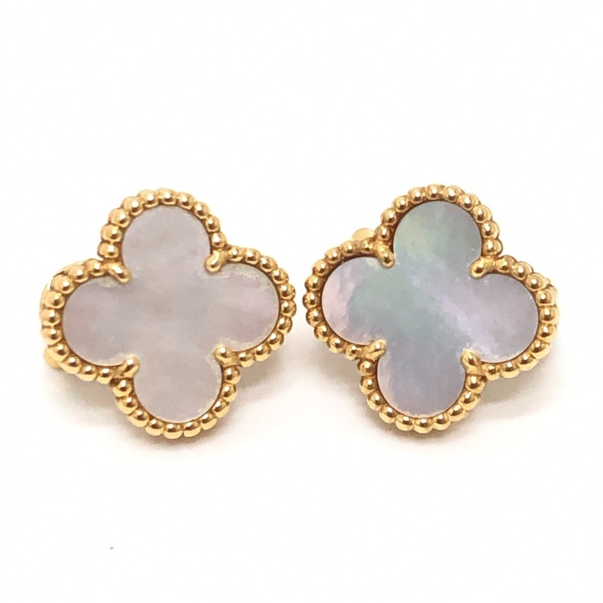 Vintage Alhambra Earrings 18K Yellow Gold 18K Yellow Gold