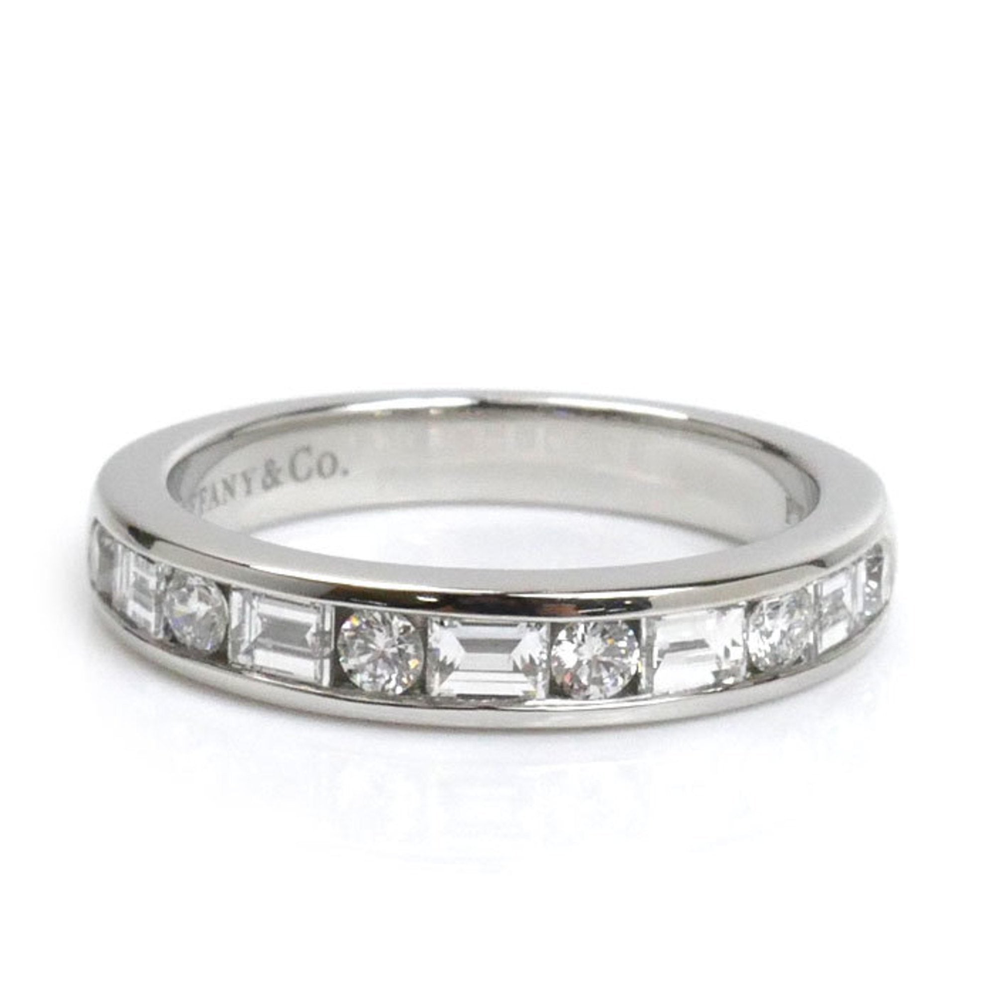 Band Ring Platinum with Diamond