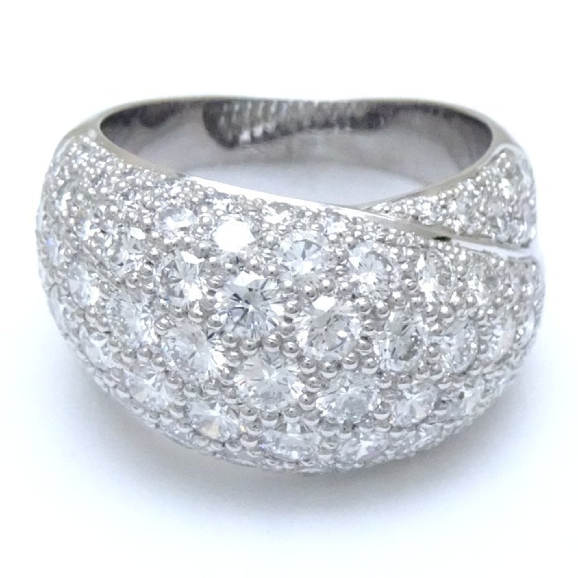 Pavé Diamond Ring 18K White Gold