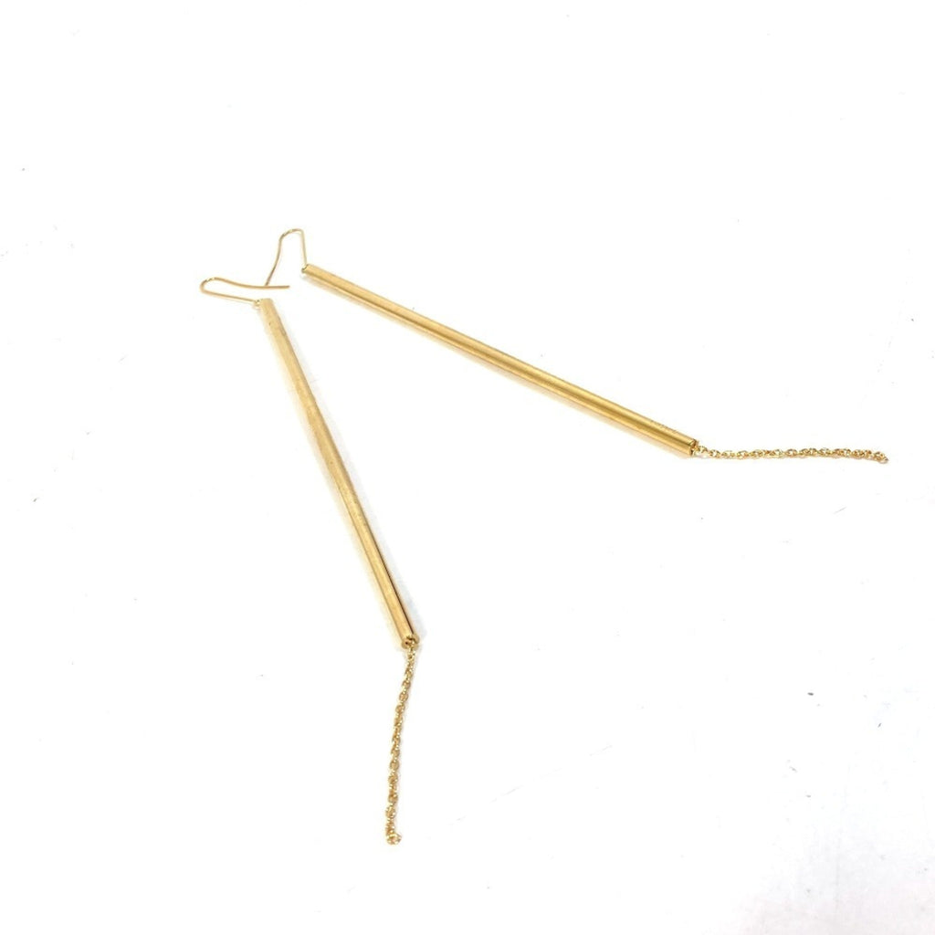 Earrings Gold-Tone Metal