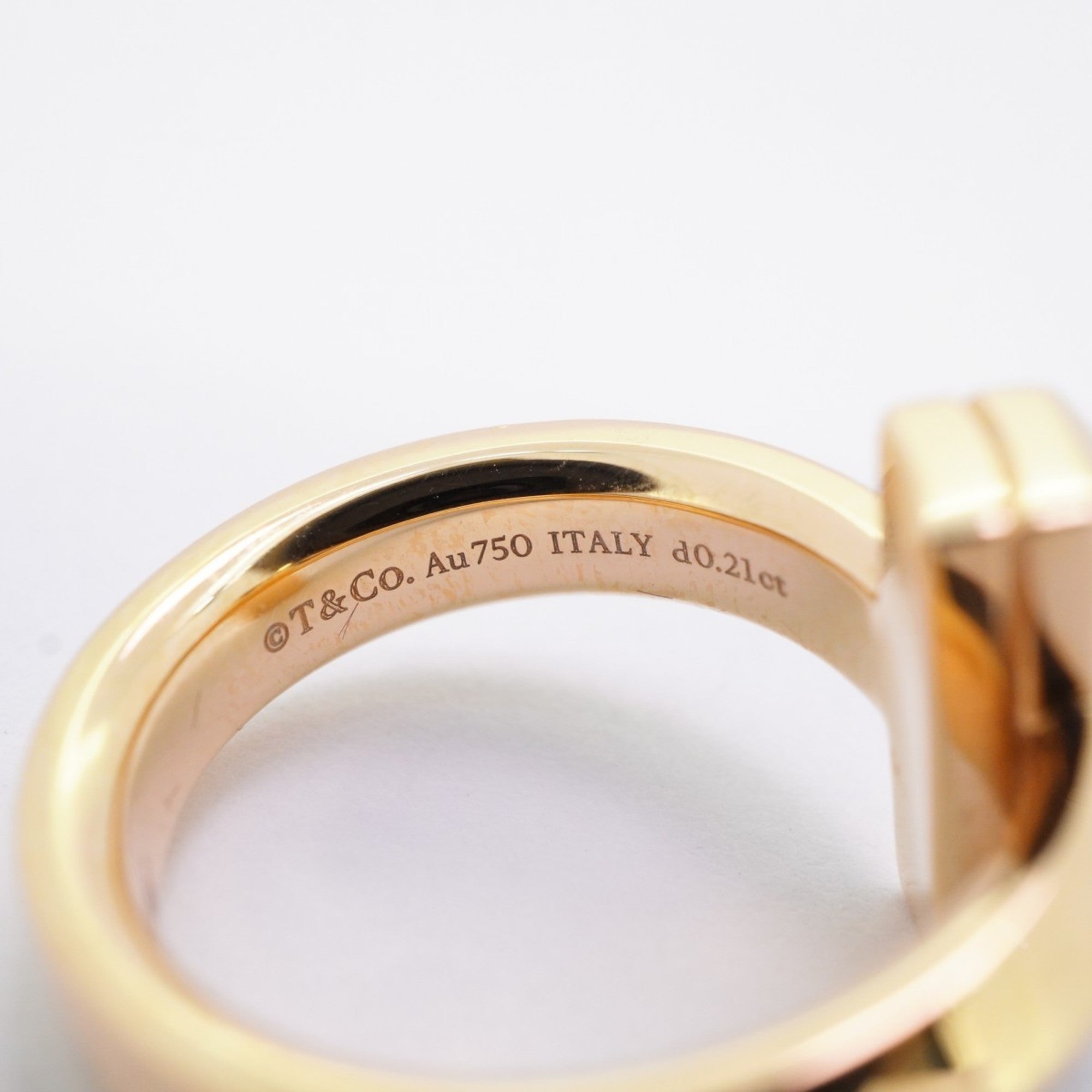 T‑One Ring 18K Rose Gold with Diamond